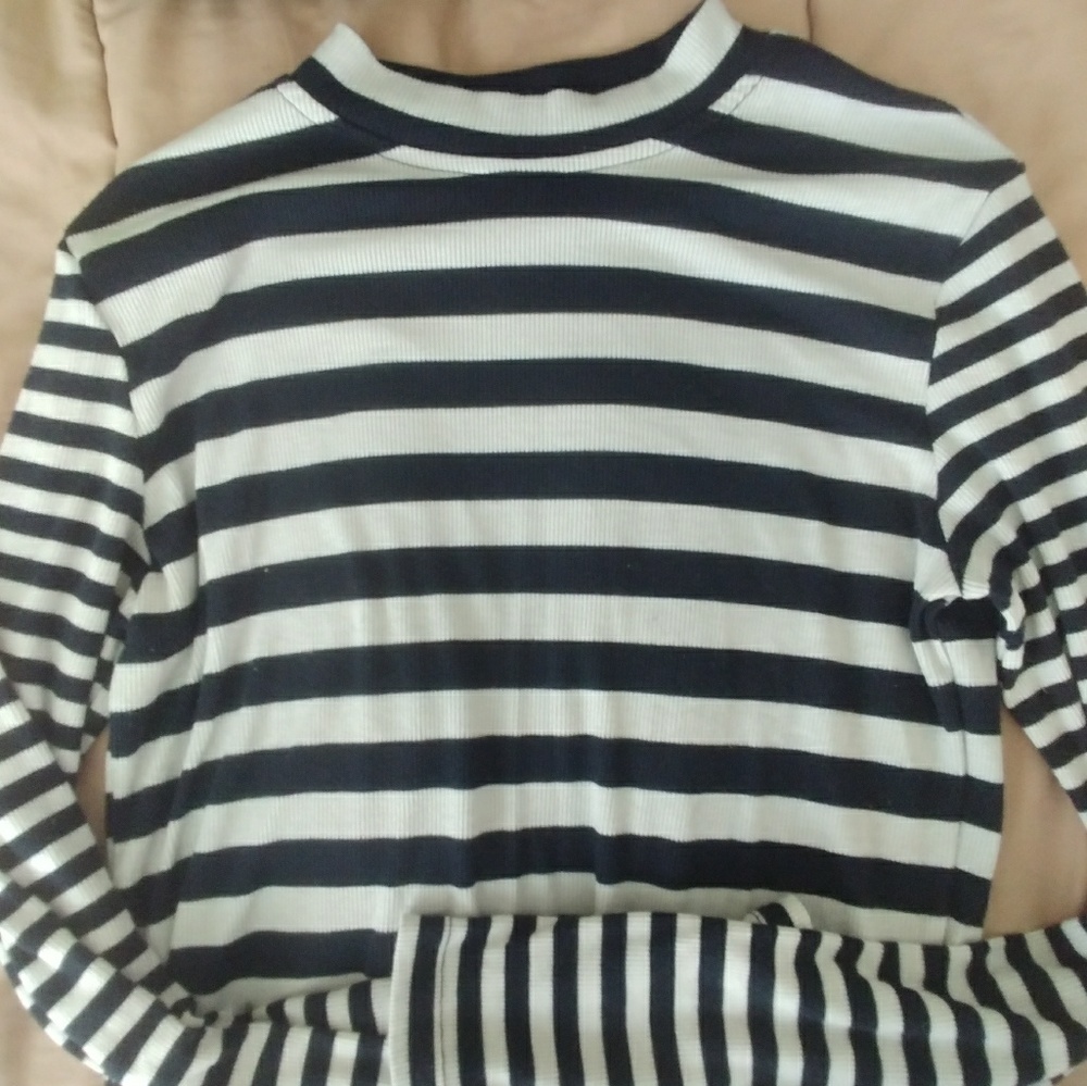 Superdry long sleeve turtleneck crop top